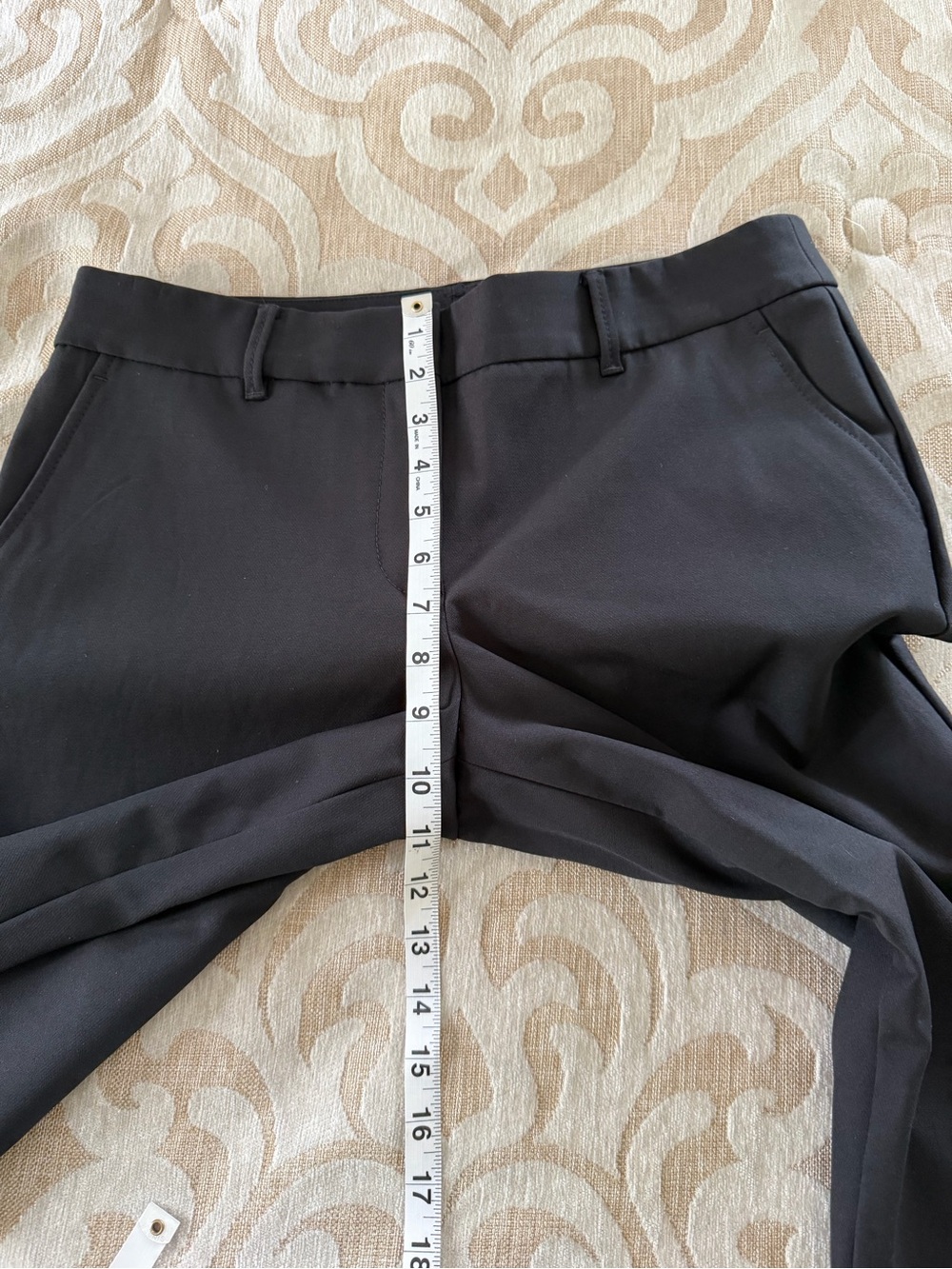 Talbots Petites 8P Black Buttery Soft Stretch Cropped Ankle Pants - Picture 5 of 15
